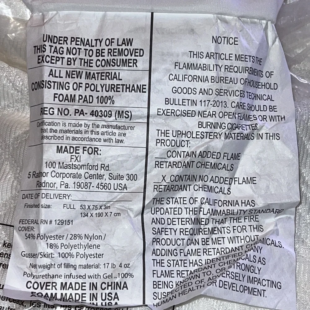 Mattress protector brand new